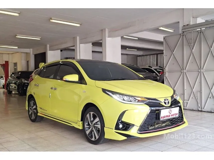 Jual Mobil Toyota Yaris 2021 TRD Sportivo 1.5 di Jawa Barat Automatic Hatchback Kuning Rp 235.000.000