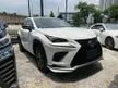 Recon 2019 Lexus NX300 2.0 F SPORT ** RED/BLACK LEATHER / 3 EYE LED / BODYKIT / POWER BOOT ** FREE 5 YEAR WARRANTY ** GRAB IT NOW **