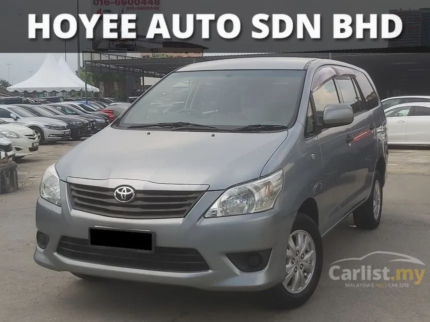 2013 Toyota Innova E MPV