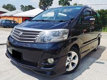 2007/13 Toyota ALPHARD 2.4 (A) 7 SEATER, 2 POWER DOOR, LOW MILEAGE, REVERSE CAMERA