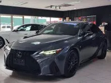 2023 Lexus IS 300 2.0 F Sport MODE BLACK III, 2 MEMORY SEAT, HALF ALCANTARA LEATHER, SUNROOF, 360 SURROUND CAMERA, PADDLE SHIFT, FREE 8 YEARS WARRANTY