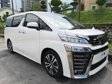 * YEAR END PROMOTION * LAST CALL FOR SST WAIVER * 2019 Toyota Vellfire 2.5 ZG MPV