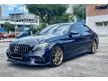 2018 Mercedes-Benz C300 2.0 AMG Line Sedan FACELIFT DIGITAL METER FULL BODYKIT CARBON LIPS BURMESTER SOUND SYSTEM 360 CAMERA POWER BOOT SUNROOF