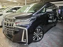 2021 Toyota Alphard 2.5 G SC DIM BSM ORI 27K KM ONLY KL AP UNREG