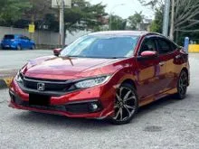 2020 Honda Civic 1.5 TC-P Sedan / WARRANTY FREE / HONDA SENSING SYSTEM / REVERSE CAMERA / FULL LEATHER SEAT / ONE ELEKTRONIK SEAT / ENGINE SMOOTH
