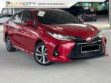 2022 Toyota Vios 1.5 E Sedan WARRANTY FULL SERVICE LED DAYLIGHTS 360 CAMERA