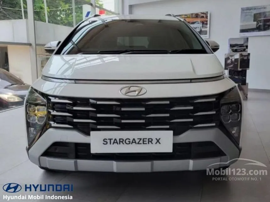 Jual Mobil Hyundai Stargazer X 2024 Prime 1.5 di Banten Automatic Wagon Putih Rp 257.000.000