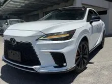 2023 Lexus RX 350 2.4 F SPORT SUNROOF FULLY LOADED GRADE 5A JAPAN UNREG