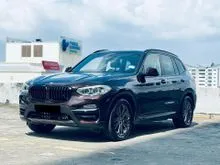 2020 BMW X3 2.0 xDrive30i Luxury SUV 38K Miles Full Service Apply CarPlay Paddle Shift Powered Rear Sun Shade Contactless PowerBoot Auto Parking