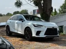 2024 LEXUS RX350 2.4T FSPORT AWD 5A GRADE__FULL SPEC__MARK LEVINSION__PANROOF_RED LEATHER SEAT_ORANGE CALIPER