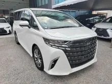 2025 Toyota Alphard Z 2.5 MPV #6AA #JBL #BLACK SEATS #3K Mileage