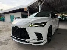 2023 Lexus RX 350 2.4 F SPORT PANAROMICROOF 4CAMERA HUD DIM BSM REAR ELECTRIC SEAT TRD BODYKITS GRADE 5A 23K MILEAGE JAPAN EDITION