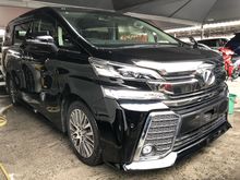 2016 Toyota Vellfire 2.5 Z G Edition MPV Alpine NO GST