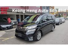 2010 Toyota Vellfire 2.4 Z Platinum (A) REG 2013, ONE CAREFUL OWNER, 2 POWER DOOR, POWER BOOT, REVERSE CAMERA, 18