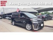 2018 Toyota Vellfire 2.5 Z MODEL MPV (A) REG APRIL 2019, 1 CAREFUL OWNER, L/MIL - 68K KM, 7 SEAT, 360 CAMERA, FREE 2 YEARS CAR WARRANTY, 18 S/RIMS