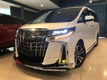 UNREG 2019 Toyota Alphard 2.5L SC. High Spec.*(Inc.TAX)* (NEGO) 3Eye LED. Digital Inner Mirror. SUNROOF. MODELLISTA BODY KIT. VELLFIRE 2.5L ZG. ALPINE