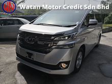 2017 Toyota Vellfire 2.5 MPV INC SST 2 YEARS WARRANTY 2 Power Doors Pre Crash Auto Cruise Control Unreg