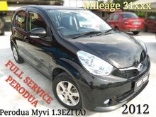 2012 Perodua Myvi 1.3 EZi(A)#Full service Perodua #Mileage 31xxx #CONDITION LIKE NEW CAR