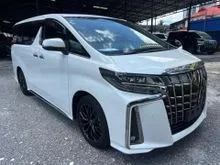 2021 Toyota Alphard 2.5 Type Gold Unregistered with MAX LOAN, CASH REBATE, Sunroof, DIM, BSM, 8 YEARS Warranty