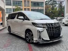 2021 Toyota Alphard SC MPV PILOT SEAT MODELISTA BODYKIT SUNROOF DIM BSM FRONT DAY LIGHT OFFER NEGO UNTIL LET GO FREE GIFT