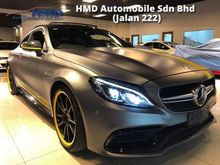 2016 Mercedes-Benz C63 AMG 4.0 S Ediiton 1 - UNREG - 0% SST - JAPAN MERCEDES-BENZ CERTIFIED CARS - PUSH START -