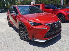 2016 Lexus NX200t 2.0 F Sport Full Spec Unregister