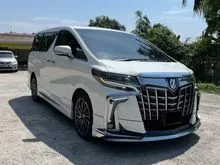 [ LOANKEDAI ] 2018 Toyota Alphard 3.5 D-4S VVT-iW 8-Speed GGH30 FACELIFT SC MODELLISTA 2P/Door P/Boot PilotSeat NanoeAir 360Camera HIGHSPEC ImportBARU