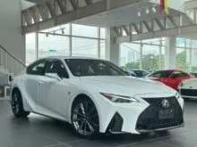 UNREG 2021 Lexus IS300 2.0 F Sport Sedan - Black Leather - Sunroof - Spare Tyre option - Seat Ventilation - Tip Top Condition - IS 300 Kindly Contact