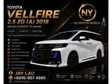 2018 Toyota Vellfire 2.5 ZG MPV