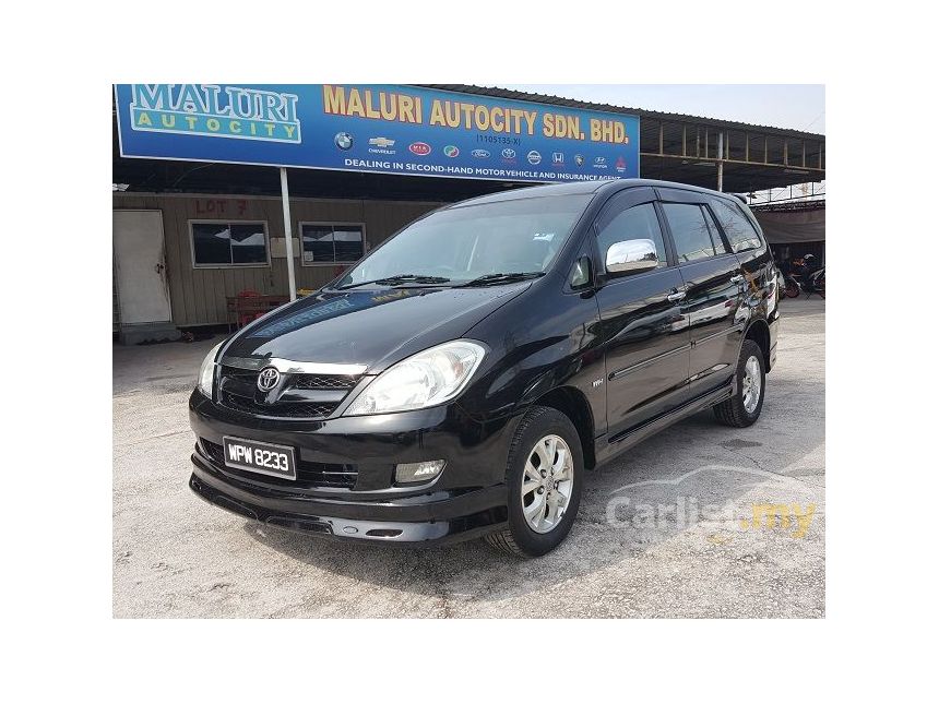 Toyota Innova 2007 G 2.0 in Kuala Lumpur Manual MPV Black for RM 29,800