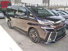 2015 Toyota Vellfire 2.5 ZA Edition 7 SEATER 2 POWER DOOR POWER BOOT RADAR 4 CAMERA DVD PLAYER WITH REAR MONITOR