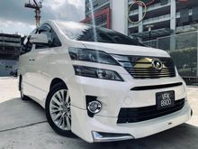 2012 / 2013 Toyota VELLFIRE 2.4 ZG FACELIFT (A) FULL SPEC