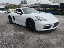 2017 PORSCHE CAYMAN 718 2.0 FACELIFT/ KEYLESS START/REVERSE CAMERA/20 INCH CARERA RIM 2017 UNREG