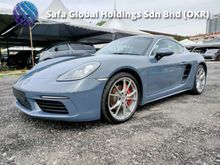2017 Porsche 718 2.5 Cayman S Coupe (NEW YEAR SALES /CHEAPEST PRICE IN TOWN) SPORT CHRONO /SPORT EXHAUST /UNREG