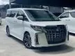 Recon 2023 Toyota Alphard 2.5 SC MPV JBL HTS 360 CAM DIM BSM SUNROOF UNREG LOW MILEAGE