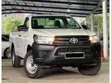 2021 Toyota Hilux 2.4 (M) Single Cab Pickup LOW MILEAGE CARKING CONDITION*GUARANTEE No Accident/No Total Lost/No Flood & 5 Day Money back Guarantee*