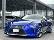 Recon Recon 2019 Lexus LC500 5.0 V8 Structural Blue Special Edition Coupe Unregistered Structural Blue Blue Moment Interior Mark Levinson Sound System 21 In