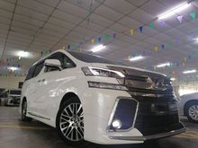 2017 Toyota Vellfire 2.5 Z G Edition MPV