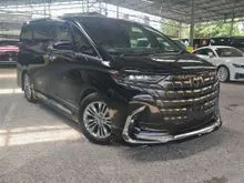 9K Mileage Ori Modellista Full Spec Side Step HUD 2025 Toyota Alphard 2.5 Z Modelista MPV