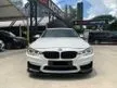Used 2016 BMW 320i 2.0 Sport Line (Akrapovic exhaust, M3 front lip and rear spoiler, carbon fibre front diffuser, 3 digits nice number plate)