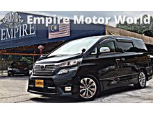 2012 Toyota Vellfire 2.4 ( A ) VVT-I Z Platinum MPV - GOLDEN EYE - TYPE GOLD - PREMIUM HIGH SPECS - ( BXX 100 ) 1 CAREFUL OWNER