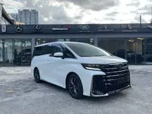 2023 Toyota Vellfire 2.4 Z Premier Grade 6A,10K KM,Side Step,Brown Interior,Roof Monitor,HUD,DIM,Surround Camera,Sunroof