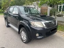 2013 Toyota Hilux 2.5 G VNT Pickup Truck (One Owner Well Kept) (VNT Engine) (Full Leather seat) (Reverse Camera) (Anti Roll cage) (9 Inch DVD player)