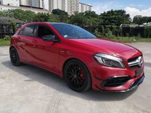 2016 Mercedes-Benz A45 AMG 2.0 MATIC,PANAROMIC ROOF,AMG AEROKIT,RECARO BUCKET SEAT,REVERSE CAMERA,2016 UNREG
