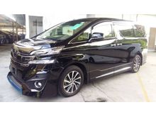 (5 Year Warranty With Unlimited Aggregrated Claims)2015 Toyota Vellfire 3.5 VL MPV Full Spec Modellista Bodykit , JBL Premium Sound System , 360 Surrounding Camera , Sunroof Unregistered