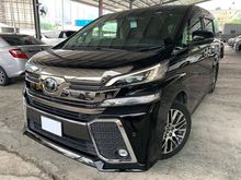 2015 Toyota Vellfire 2.5 ZG Edition MPV**PRE-CRASH**SUNROOF**FULL LEATHER**ALPINE AUDIO SYSTEM**ALPINE REAR ENTERTAINMENT**