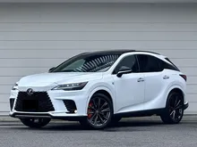 2025 New Car Incoming Stock Lexus RX 350 F Sport 2.4T SUV White Grade 6A Open for booking