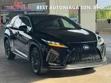 2022 Lexus RX300 2.0 F Sport 37k Mileage Black interior