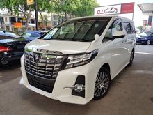 2015 Toyota Alphard 3.5 SAC JBL HOME THEATER AUTO PARKING SYSTEM