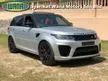 Recon 2018 Land Rover Range Rover Sport 5.0 SVR (Sunroof/ Red Leather/ Exhaust Mode) Unreg